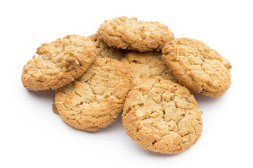 Cookies on the isolated background.