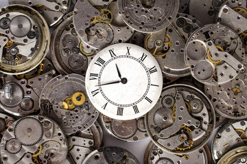 texture of watch movements