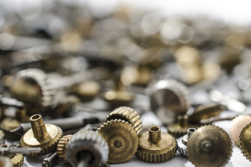 texture of parts for mechanical watches
