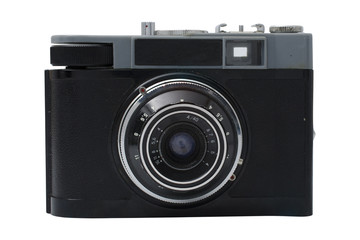 Retro camera isolated on white