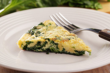 Spinach omelet