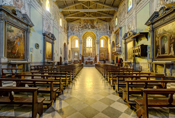 Fototapeta na wymiar San Jacopo's church, San Miniato, Pisa