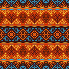 Retro style seamless vector pattern
