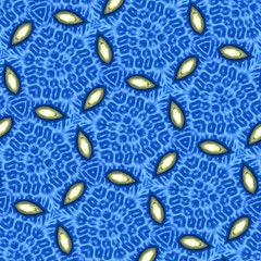 Серые узоры на синем фоне. 4
