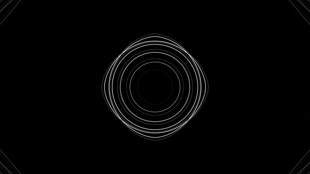 Spiral Slow flowing black and white particle vector abstract background Computer Designed Animation - uhd ultra hd 4k 4096 quad.