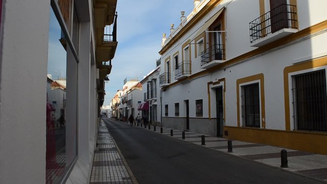 Streets of the cities of Andalusia