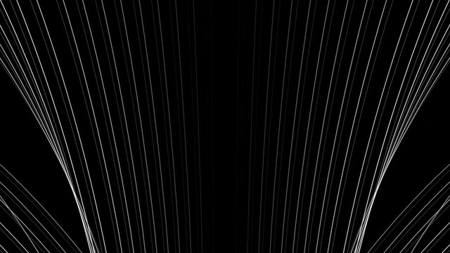 Spiral Slow flowing black and white particle vector abstract background Computer Designed Animation - uhd ultra hd 4k 4096 quad.