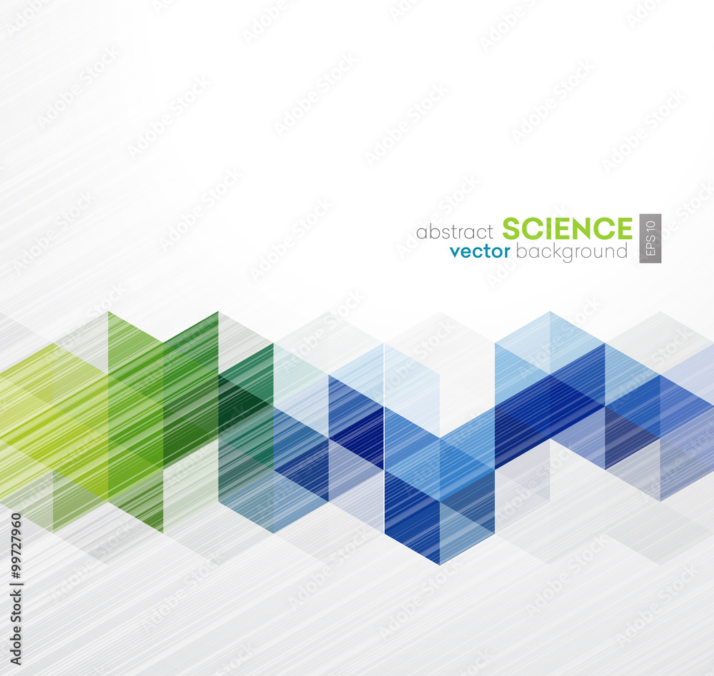 Poster Vector Abstract geometric background with triangles