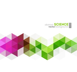 Fototapeta premium Vector Abstract geometric background with triangles