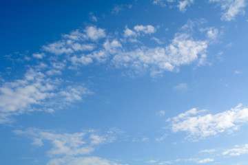blue sky clouds