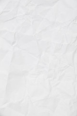 white crumpled paper texture for background binding books, publi