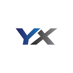 Simple Modern letters Initial Logo yx