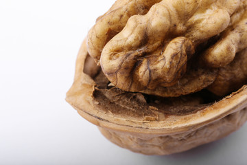 Walnut Isolated On White