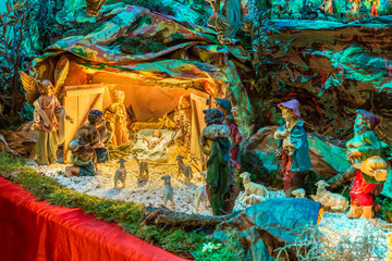 Christmas Nativity scene