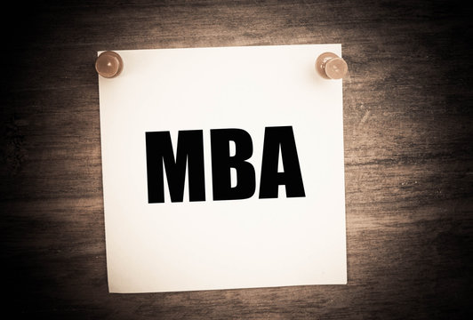 MBA or Master of Business Administration 
