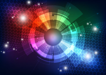 Abstract future technology concept background