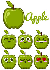 Green Apple Character