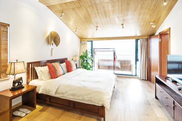 interior of modern bedroom