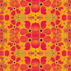 Floral abstract pattern