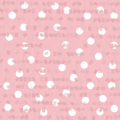 pink red background with polka dots