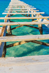 Alter Holzsteg Kaputt