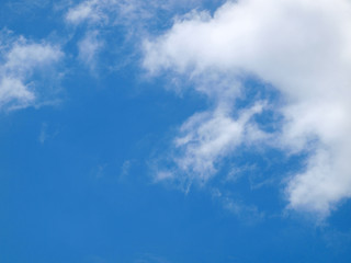 Fototapeta premium blue sky and beautiful clouds