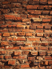 Old brick wall for background