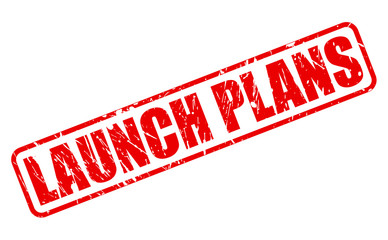 Launch Plans red stamp text