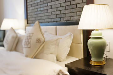 interior of modern bedroom