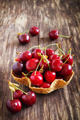 ripe cherries