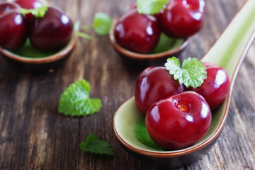 ripe cherries