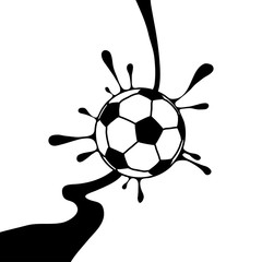 Vector illustration soccer ball