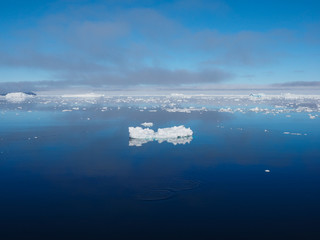 Antarctica iceberg landscape © amheruko