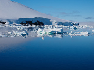 Antarctica iceberg landscape © amheruko