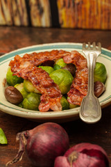 Rosenkohl mit Bacon