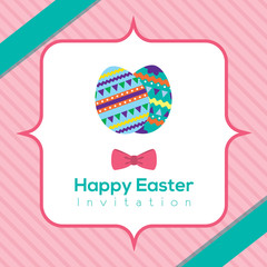 Easter Eggs Vector Illustration.