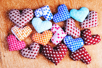 heart in basket