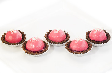 cookies on a white background