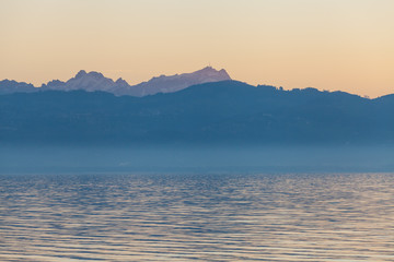 Alpen und Bodensee