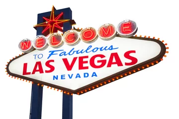 Foto auf Acrylglas Willkommen im Las Vegas-Zeichen © somchaij
