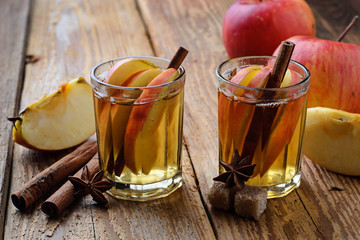  Apple cider with cinnamon