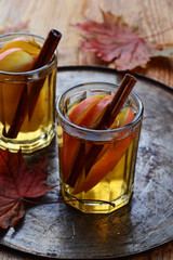  Apple cider with cinnamon