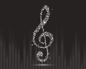 Vector Illustration of an Abstract Music Design