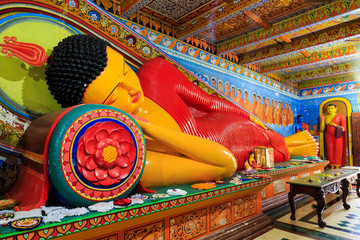 Lying Buddha in a temple
