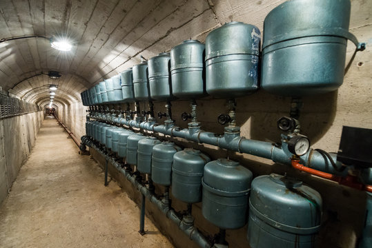 Inside the bunker of Josip Broz Tito near Konjic city in Bosnia and Herzegovina
