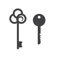 Key icons. Secret and security, vector illustration