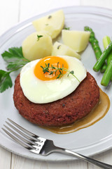 beef lindstrom, swedish red beef patty