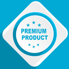 premium product blue flat design modern icon for web and mobile app