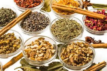 きれいになるハーブティー　Colorful herb tea