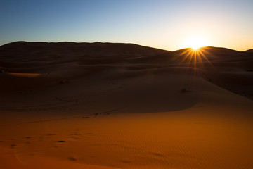 Fototapeta na wymiar Maroko desert